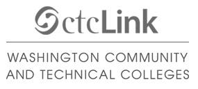 ctcLink Washington Community and Technical Colleges logo